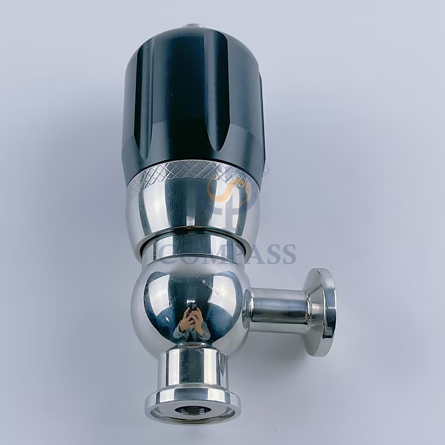 Melhor venda 1/2 Polegada de aço inoxidável de grau sanitário aisi316l sms manual apertado mini válvula de segurança estéril para a indústria de petróleo e gás