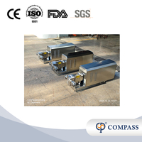 Bomba sanitária do lóbulo SS316L com motor de relação fixa 