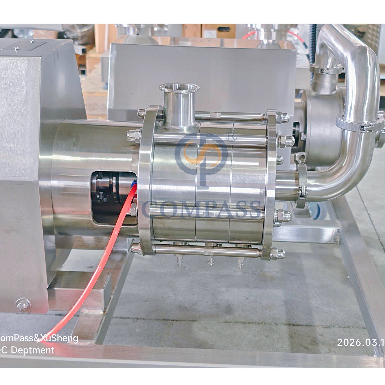 TRL-B venda quente sanitária 4kw ss304 alta eficiência sistema de mistura de alto cisalhamento em pó líquido emulsificador homogeneizador misturador para creme