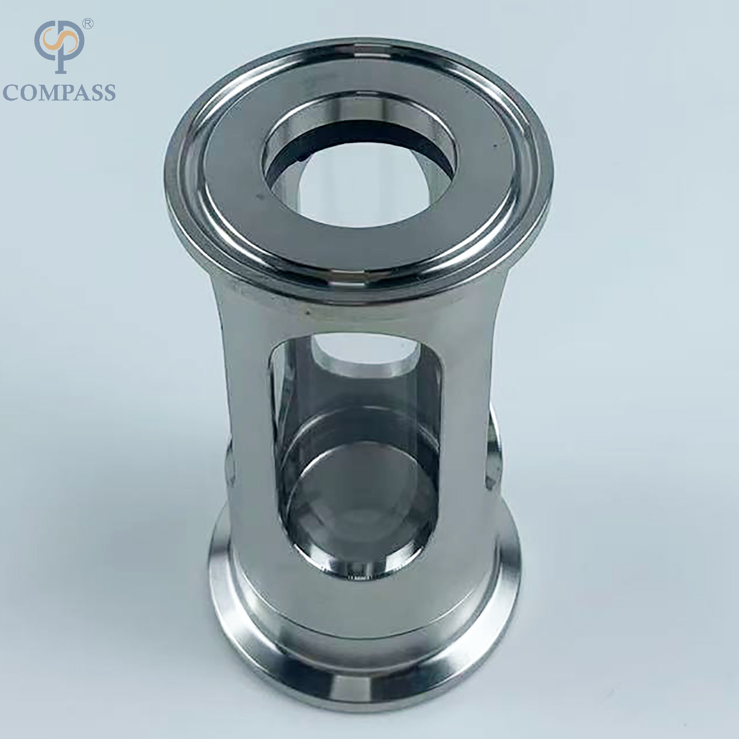DN15 Sanitário aço inoxidável Compact Gramp Sight Glass