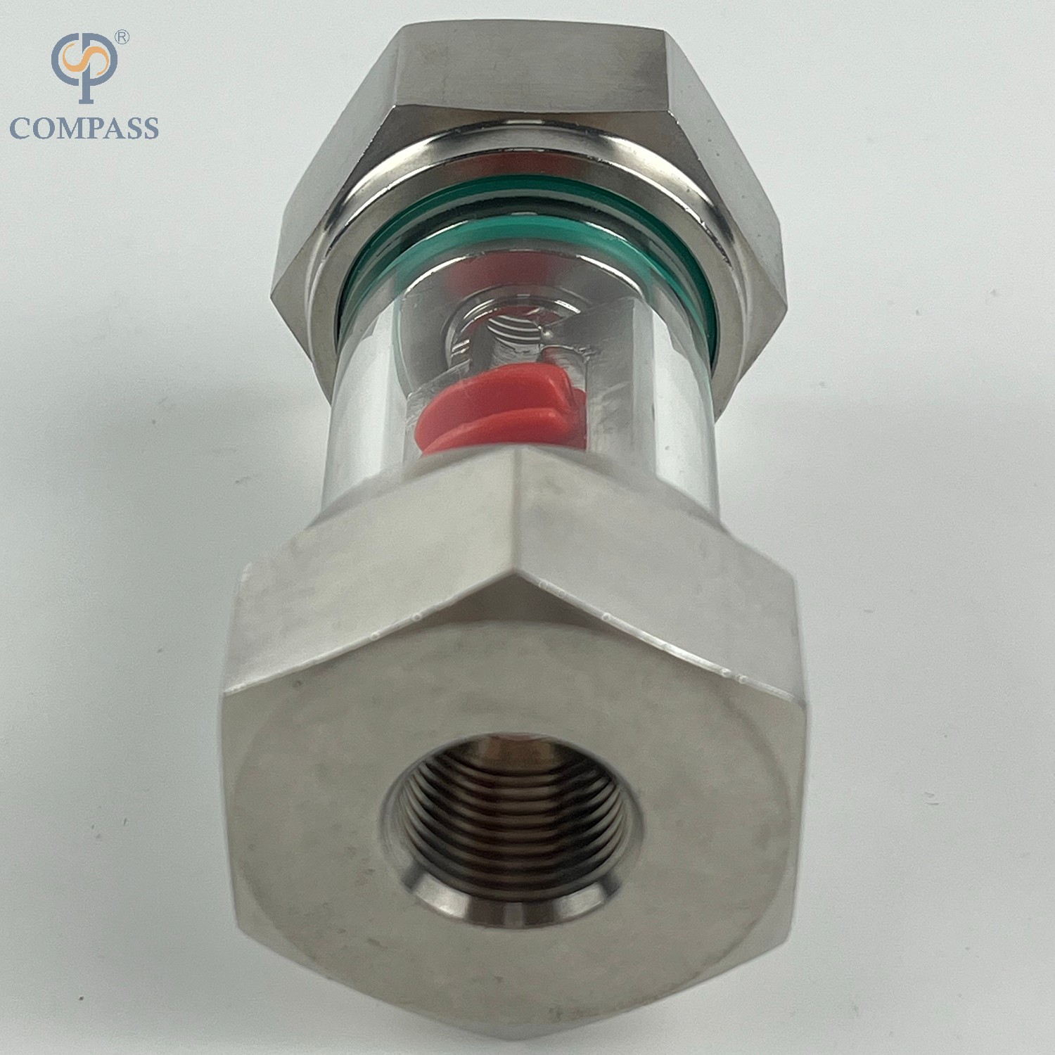 SS304 Indicador de fluxo de água do impulsor de aço inoxidável