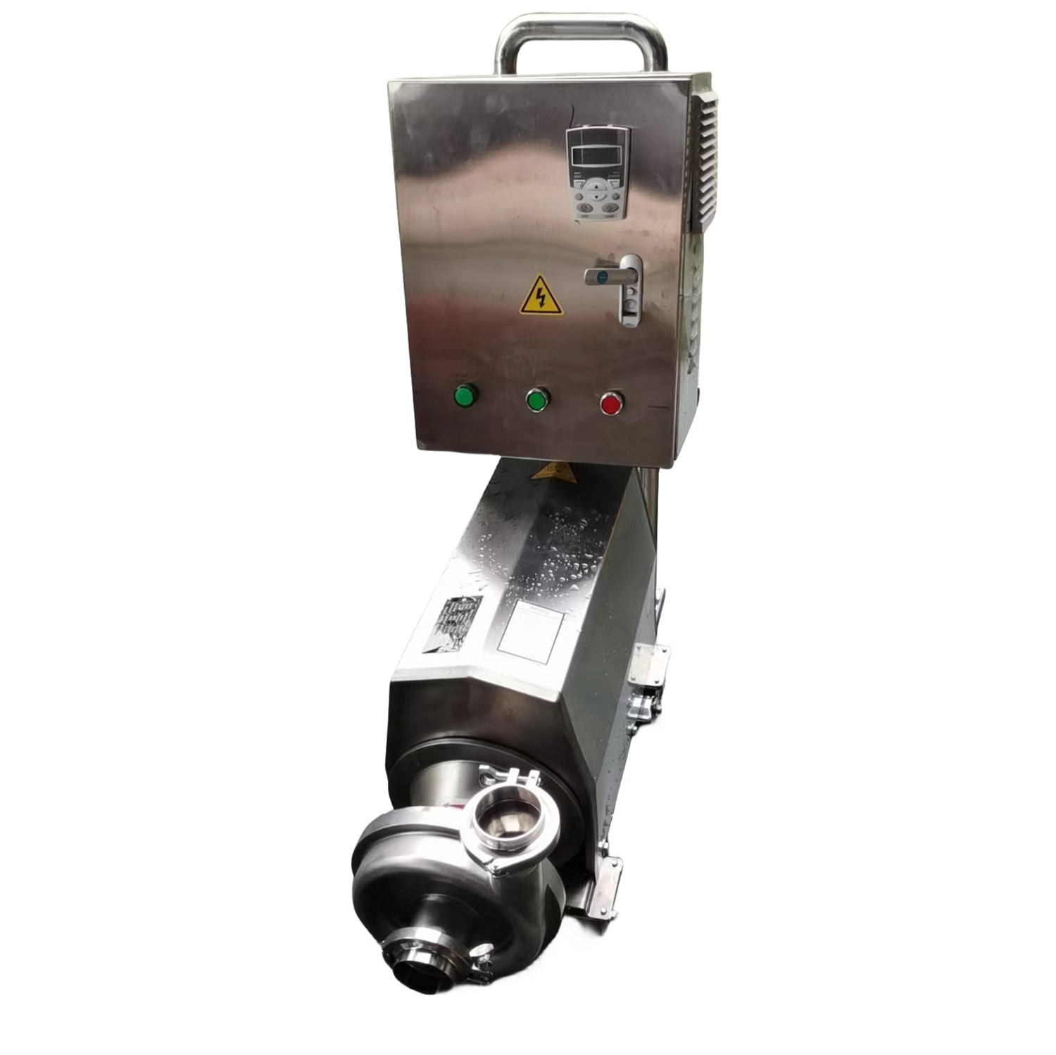 KSCP-15-24-3 higiênico higiênico de aço inoxidável Bomba centrífuga de aço inoxidável com inversor e caixa de controle