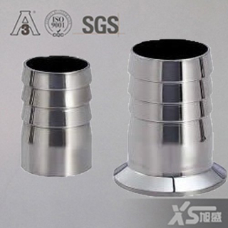 Adaptador de mangueira sanitária Ss304 de aço inoxidável