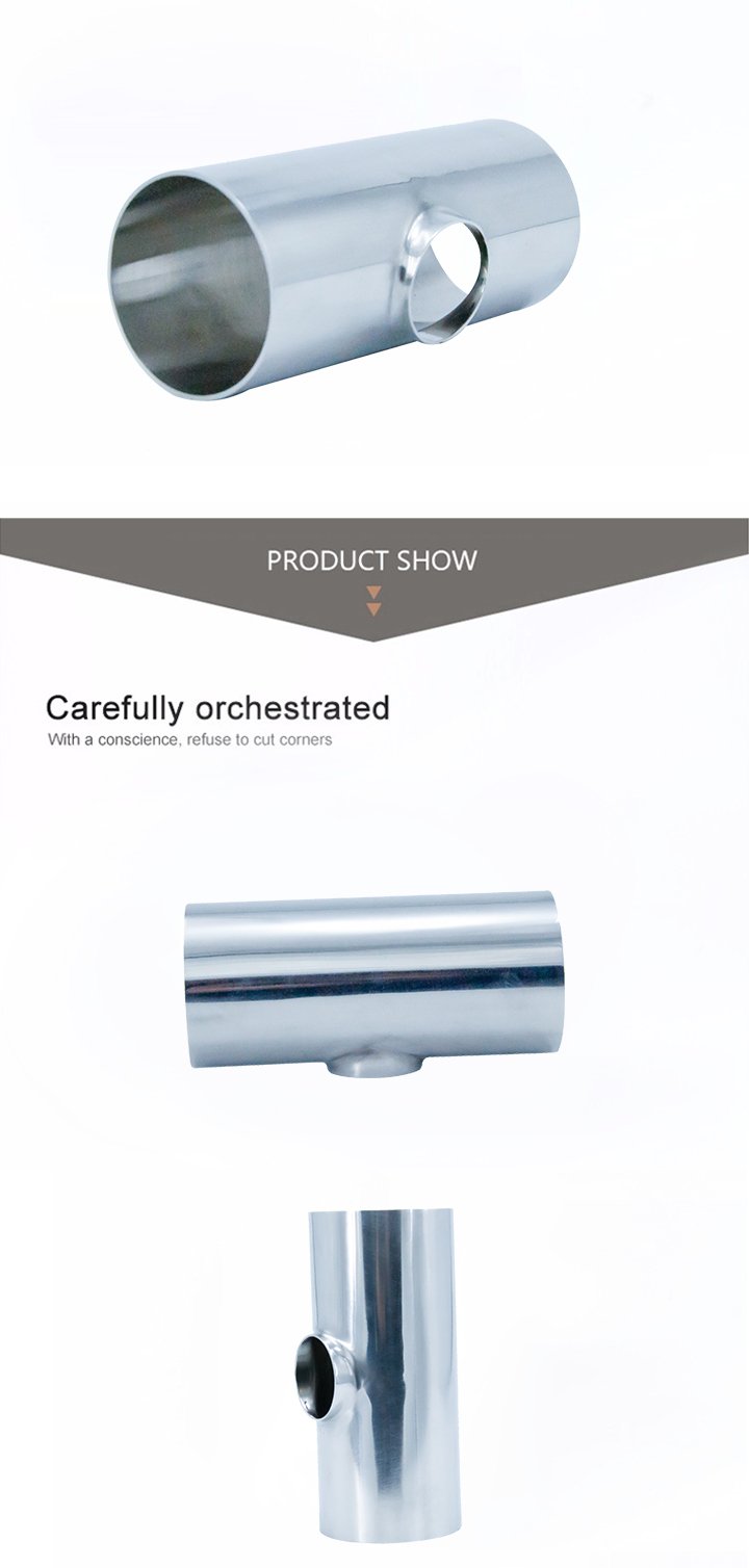 Soldagem de encaixe de tubula&ccedil;&atilde;o higi&ecirc;nica de a&ccedil;o inoxid&aacute;vel que reduz o tee curto