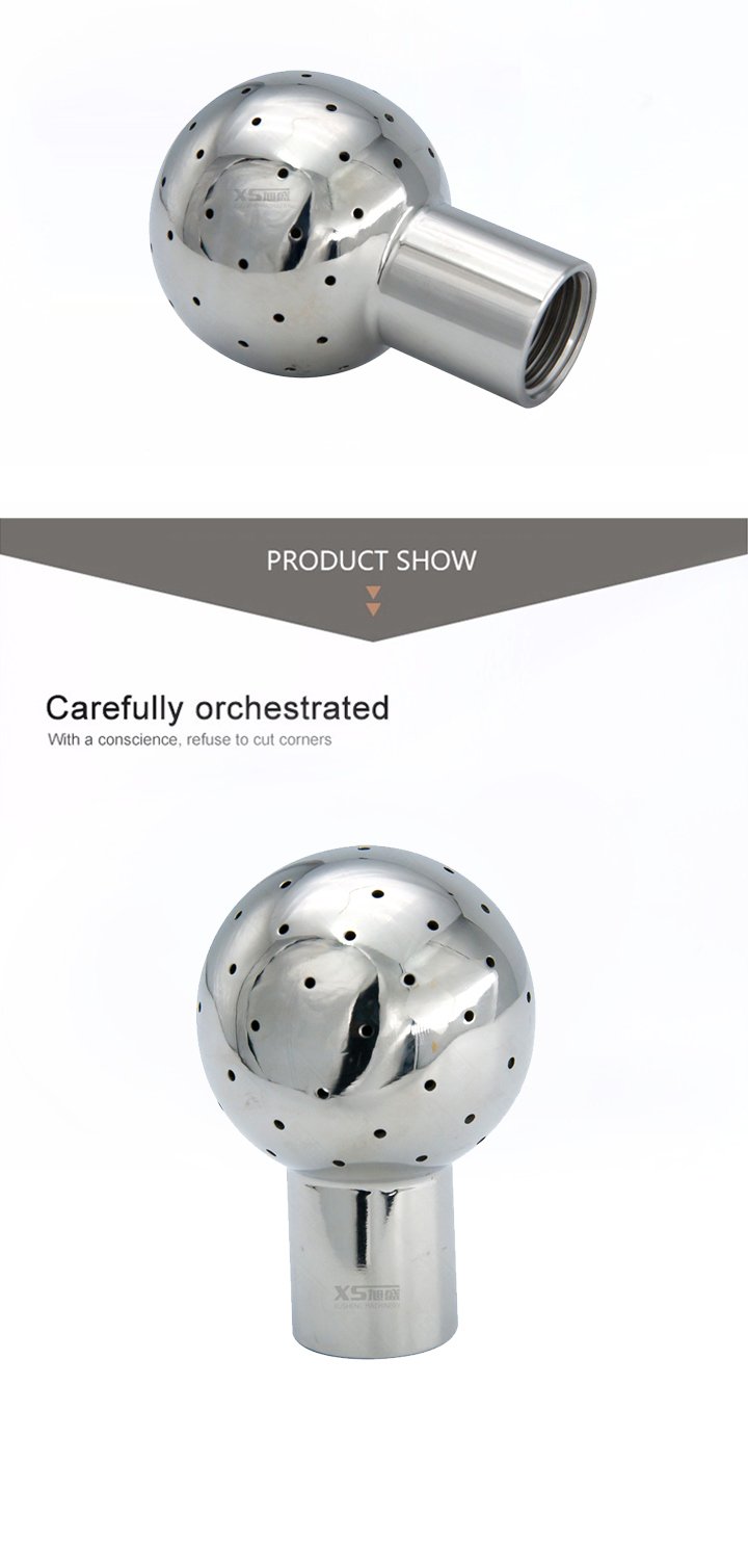 A&ccedil;o inoxid&aacute;vel AISI304 Sanit&aacute;ria Cabe&ccedil;a Sanit&aacute;ria Pulverizador