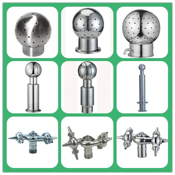 Bola de pulverizador est&aacute;tica de a&ccedil;o inoxid&aacute;vel 304 pino
