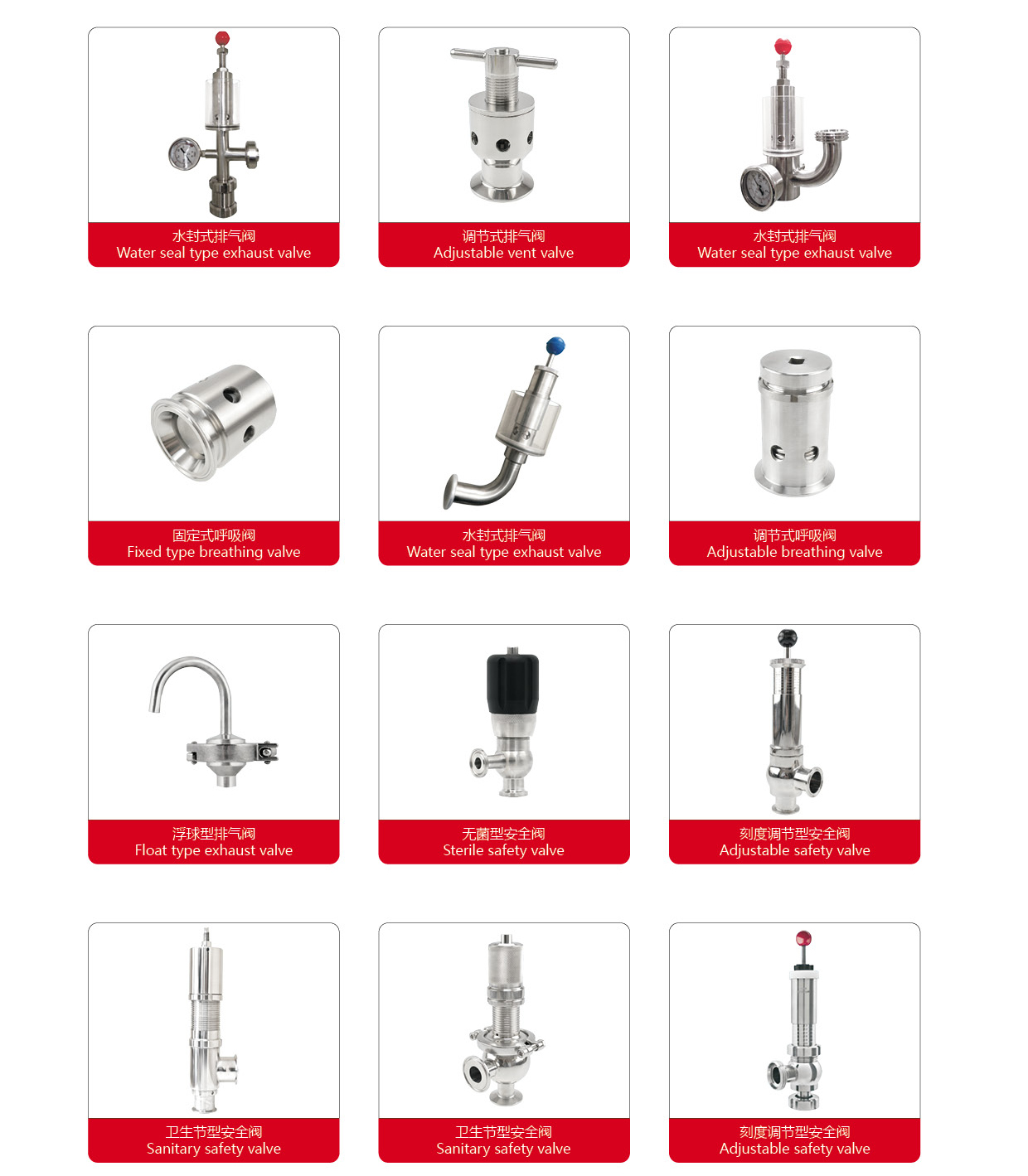 V&aacute;lvula de seguran&ccedil;a de grau de comida sanit&aacute;ria