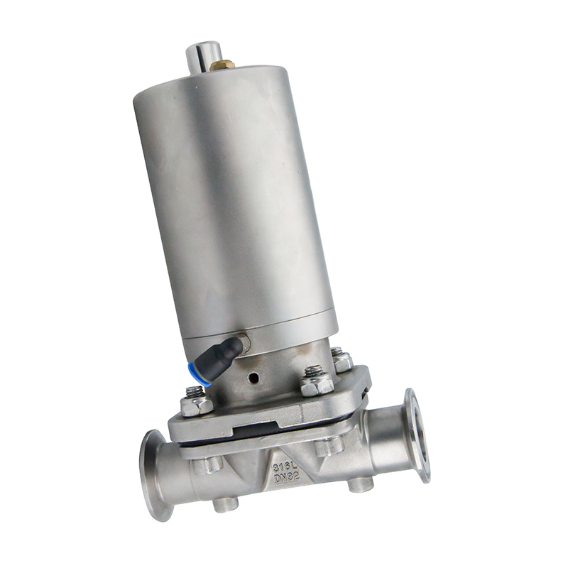 1/2 polegada de 12,7 mm de alta qualidade higiênica de aço inoxidável SS316L Pneumático SMS CLAMP DIAFRAGMA VAVLE 