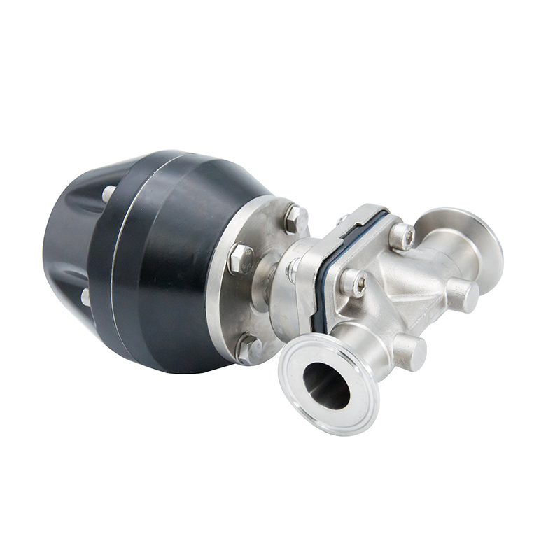 1 polegada de 25,4 mm de alta qualidade higiênica higiênica aço inoxidável SS316L Pneumático SMS CLAMP DIAFRAGMA EM