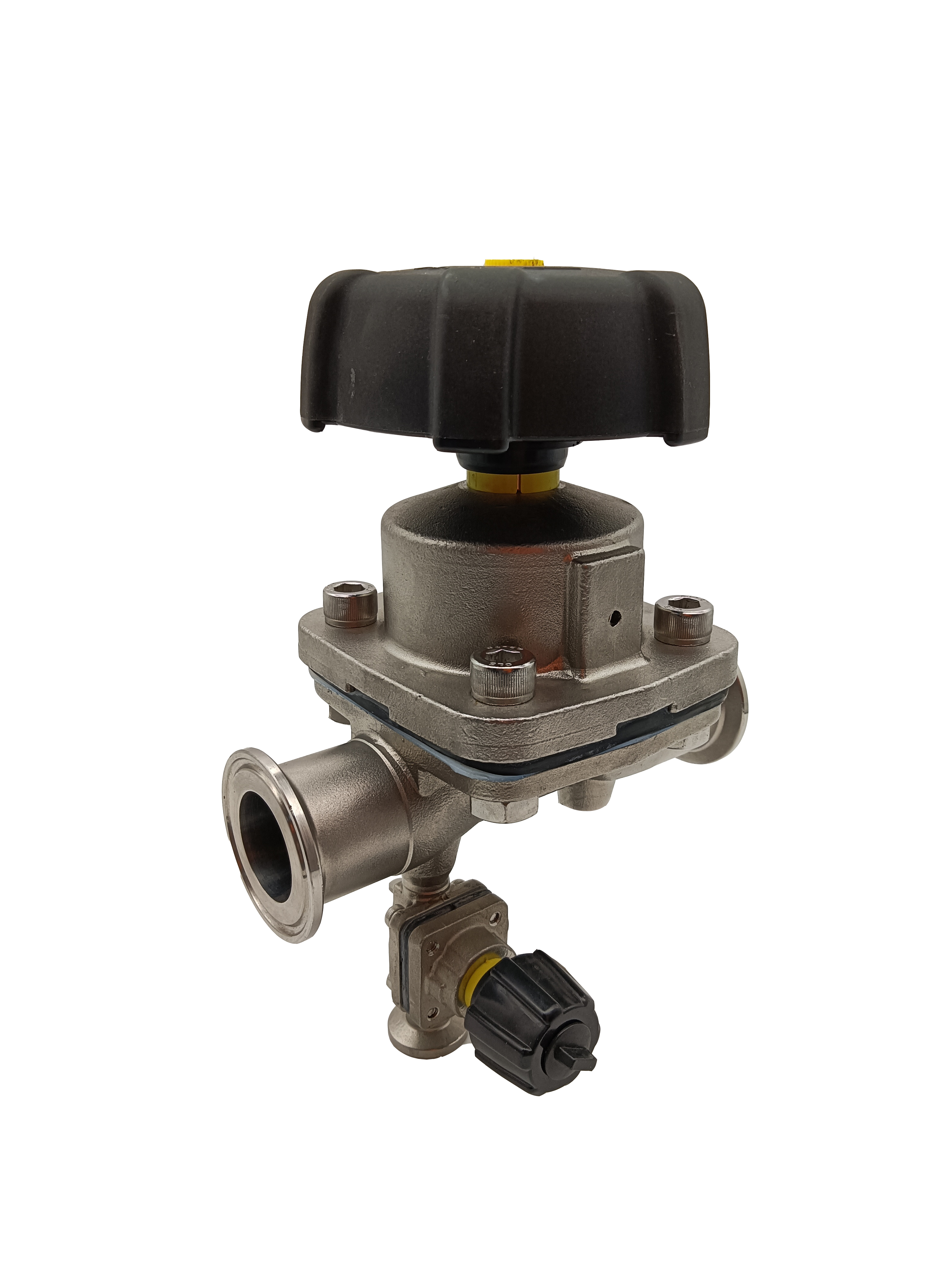 1/2 polegada de 12,7 mm de alta qualidade higiênica de aço inoxidável SS316L SMS CLAMP DIAFRAGMA EM