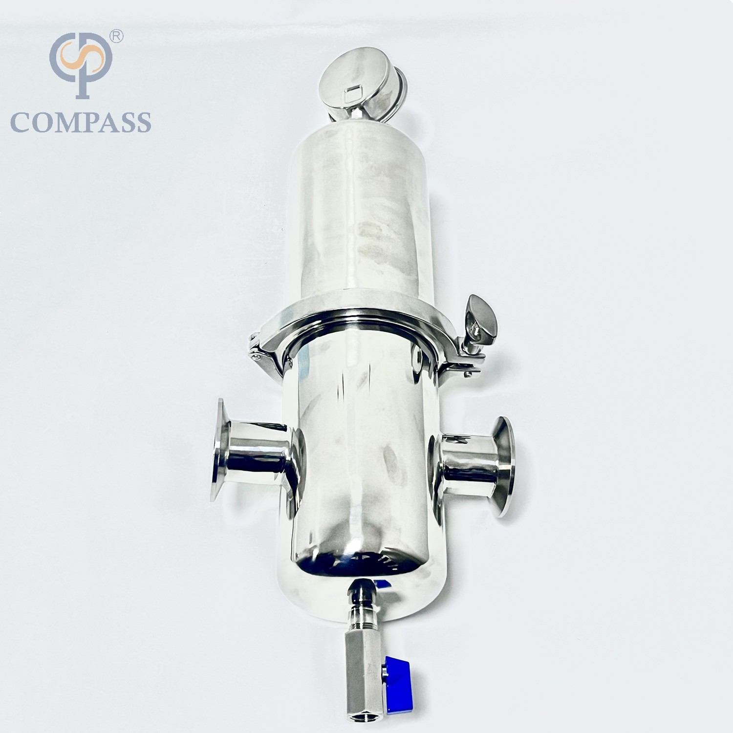 alojamento de filtro do vapor da braçadeira de 0.2um SS316L TC50.5MM com PTFE dentro do elemento