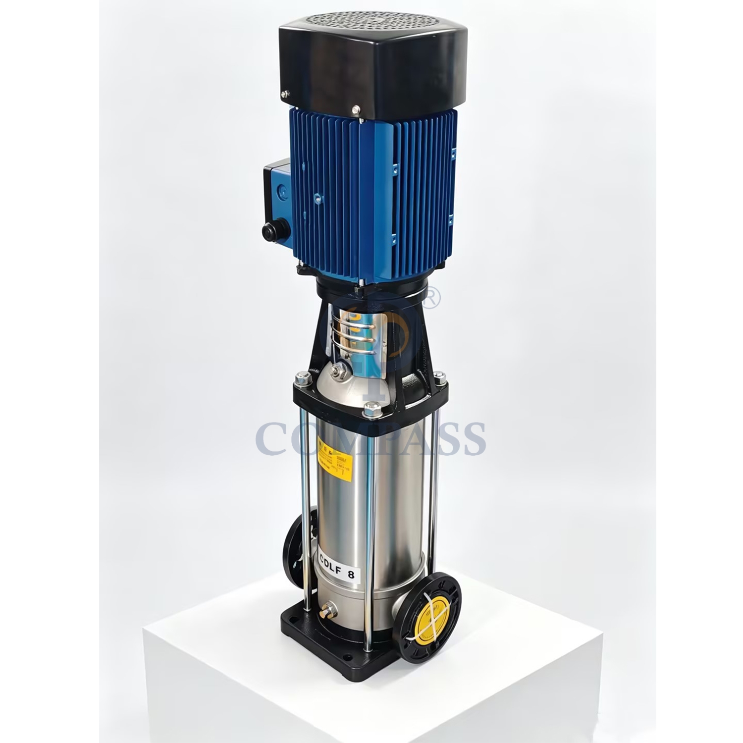 4kw CDLF8-100 Aço inoxidável sanitário SS304 4000 litros/hora PN25 Extremidade do flange Bomba centrífuga vertical multiestágio com bom preço