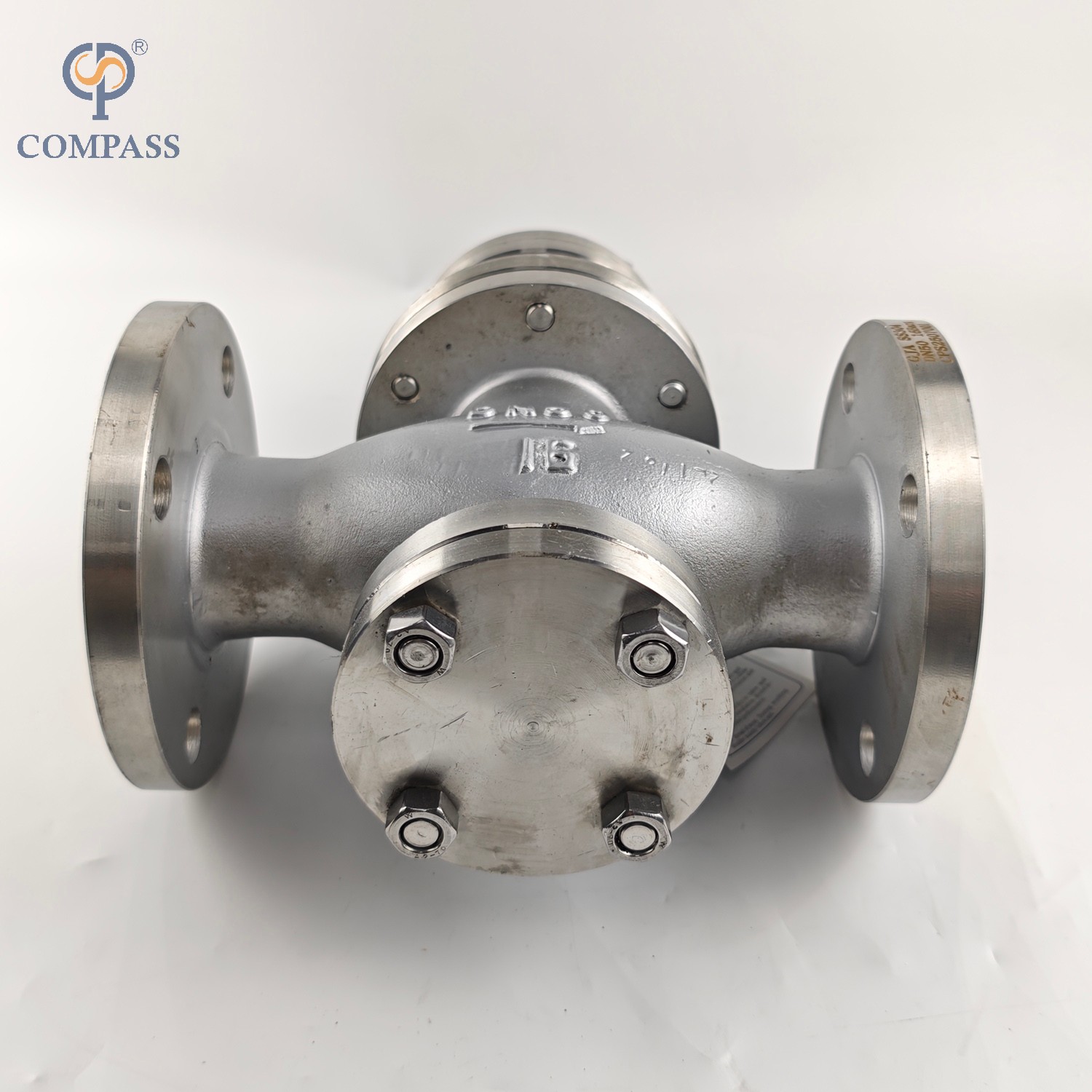DN50 Aço inoxidável aço inoxidável PN16 Indurtail Flange Pressão Válvula