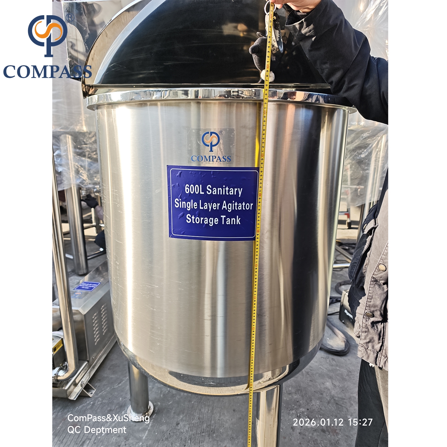 Venda quente CPS50-01A Sistema de equipamento de emulsão de qualidade alimentar OEM de aço inoxidável SS316L com bomba de lóbulo e tanque de emulsão