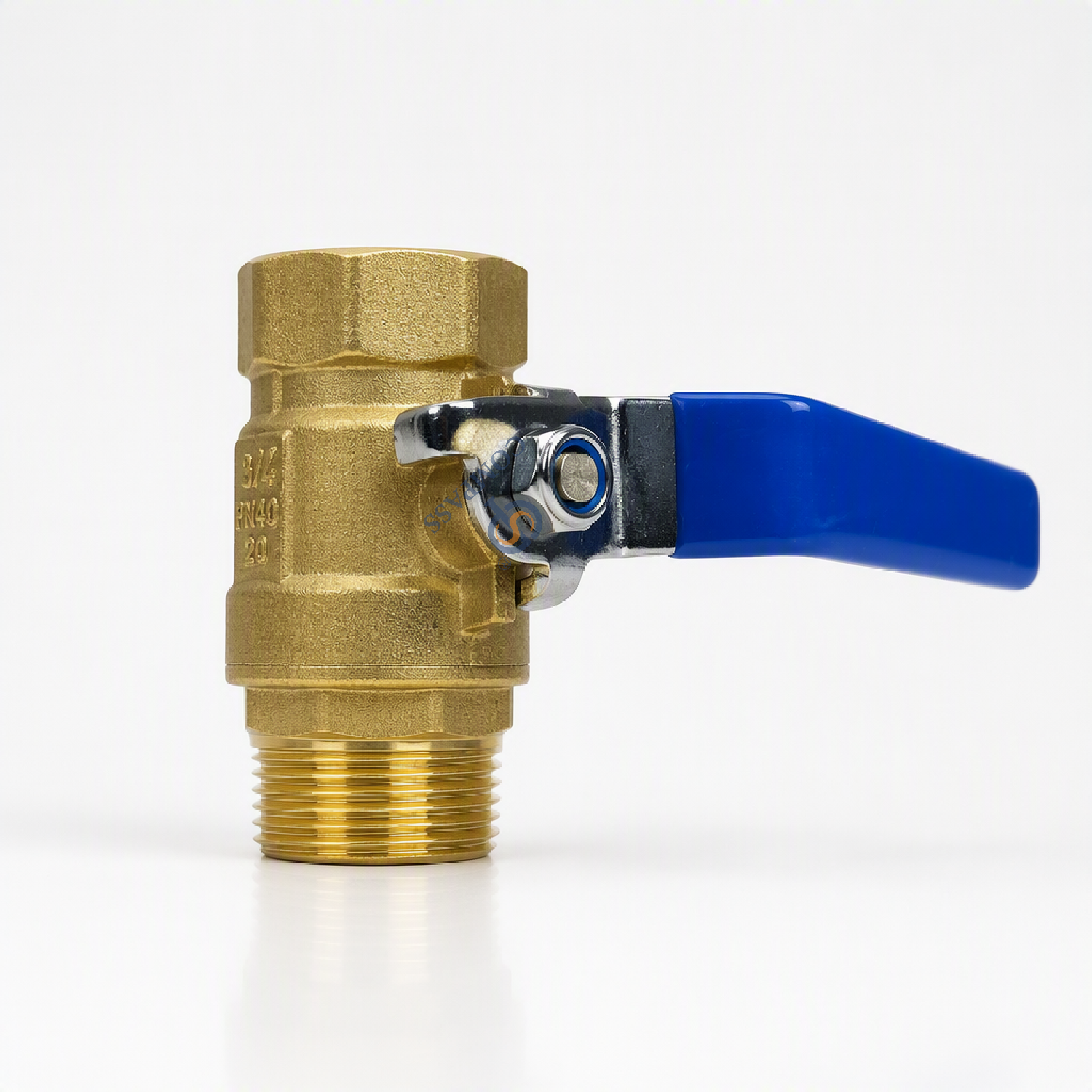 Venda quente 1-1/4 'rosca bspp material de bronze de alta qualidade potência manual rosca fêmea-macho válvula de esfera de bronze com junta de ptfe