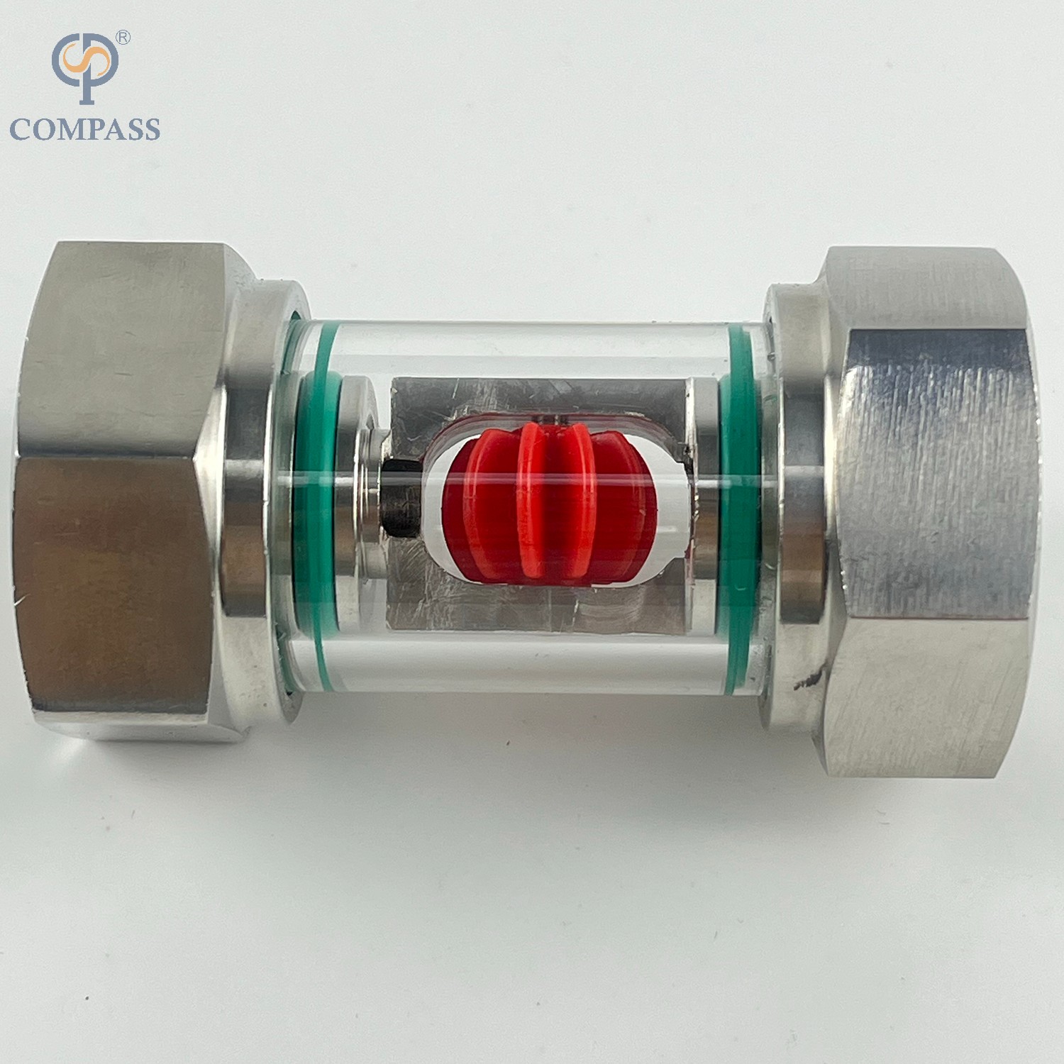 SS304 Indicador de fluxo de água do impulsor de aço inoxidável