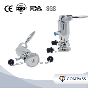 Modelo SGQK TC manualmente e válvulas de amostragem pneumáticas de grau alimentar