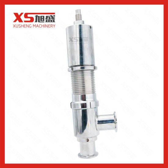 Válvulas de Alívio de Pressão Sanitária Tri Clamp de Aço Inoxidável