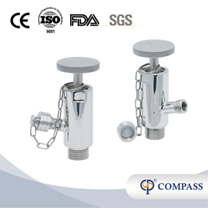 Manual novo tipo de aço inoxidável SS304 SS316L Válvula de amostra para indústria de bebidas