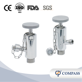 Manual novo tipo de aço inoxidável SS304 SS316L Válvula de amostra para indústria de bebidas