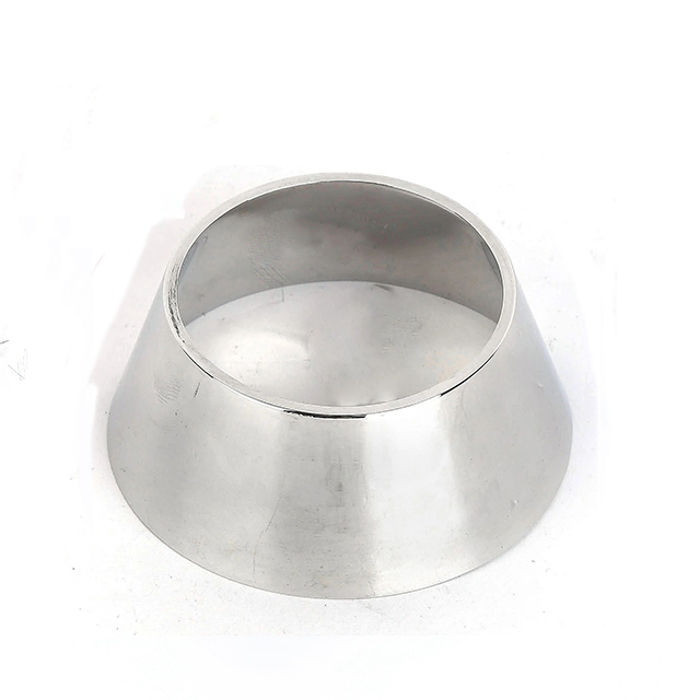 Redutor do tipo concêntrico de encaixe de tubulação de aço inoxidável sanitário