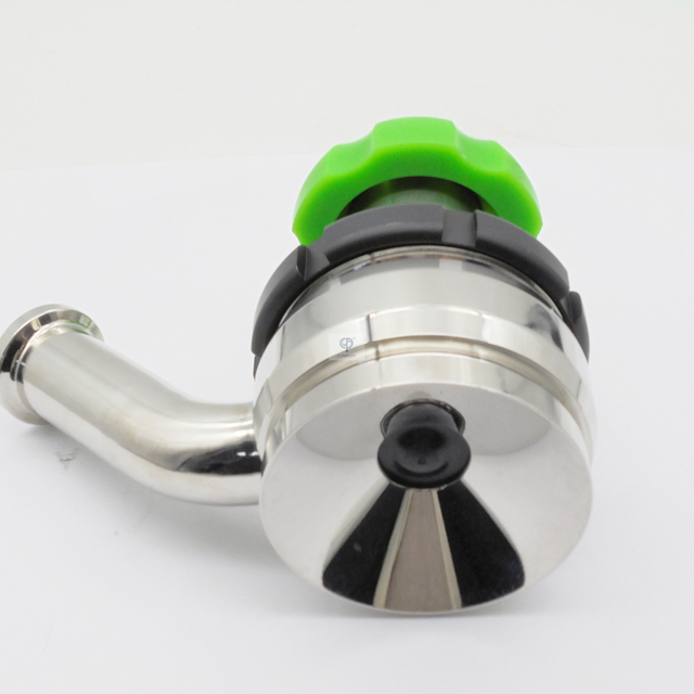 Válvulas de diafragma de fundo asséptico de aço inoxidável SS316L 