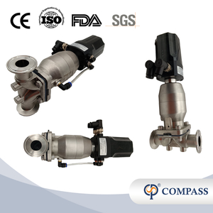 1/2 polegada de 12,7 mm de alta qualidade higiênica de aço inoxidável SS316L Pneumático SMS CLAMP DIAFRAGMA VAVLE COM CABEÇA DE CONTROL