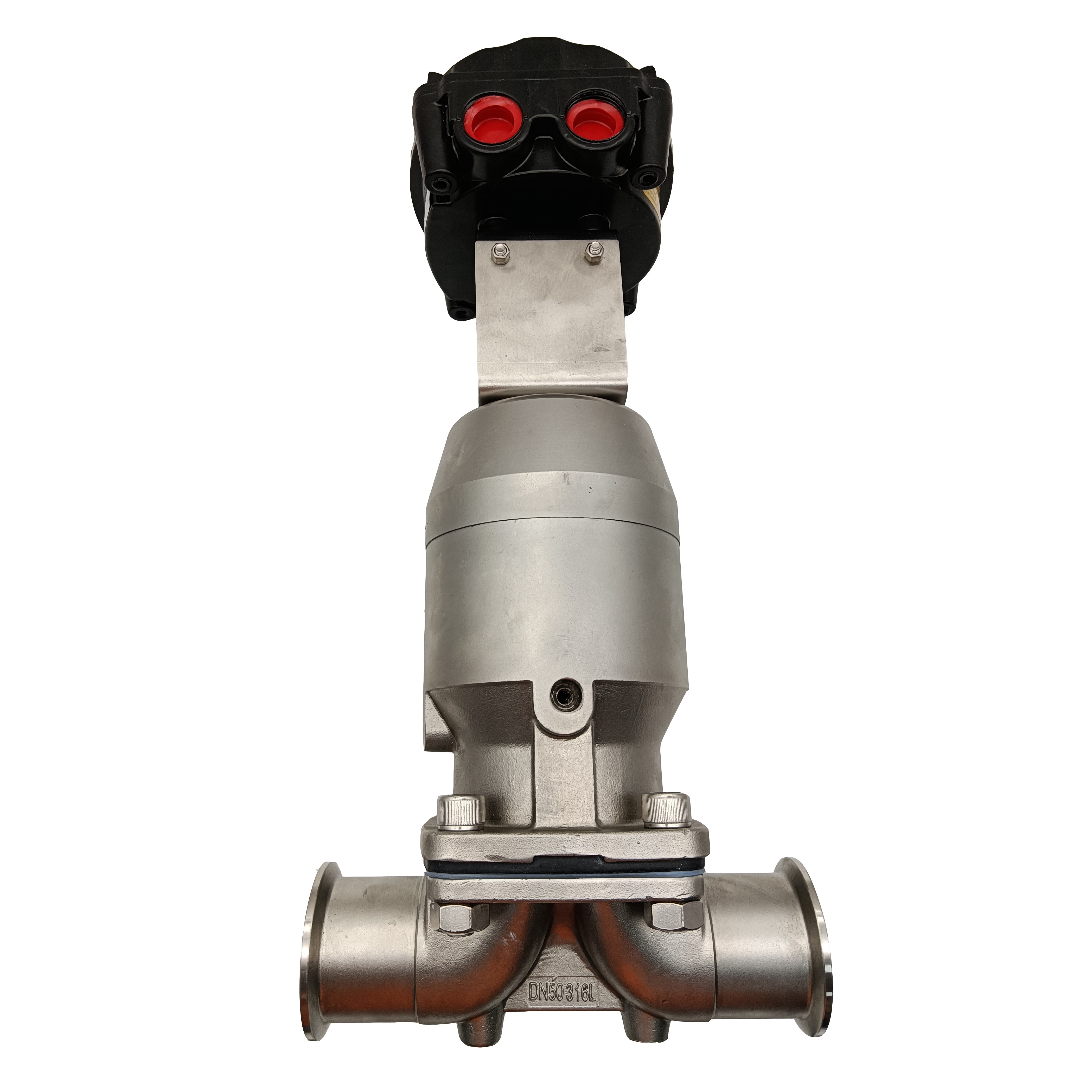 1 polegada de 25,4 mm de alta qualidade higiênica higiênica aço inoxidável SS316L Pneumático SMS CLAMP DIAFRAGMA VAVLE COM LIMITE