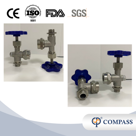 Calibre nivelado superior e inferior rosqueado homem industrial da categoria BSPP de 12.7MM SS316L