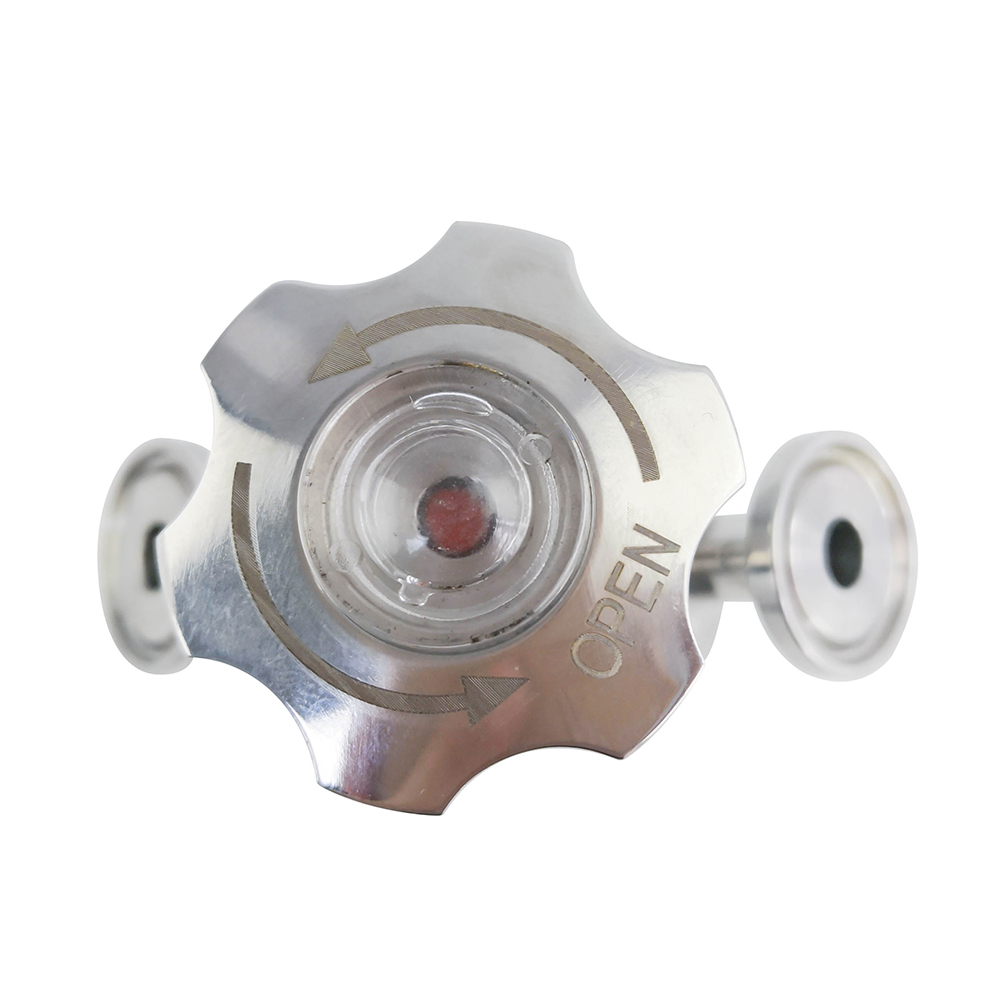 Modelo SGM-H Válvulas de amostragem de saneamento estéril e ajustado Fino com junta PTFE