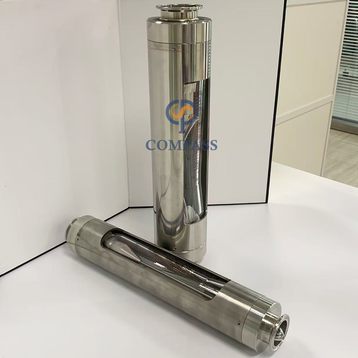 LZB-K30 SS304 Virola TC64MM 6000 Lph medidor de vazão de rotor de vidro de 2 polegadas para água