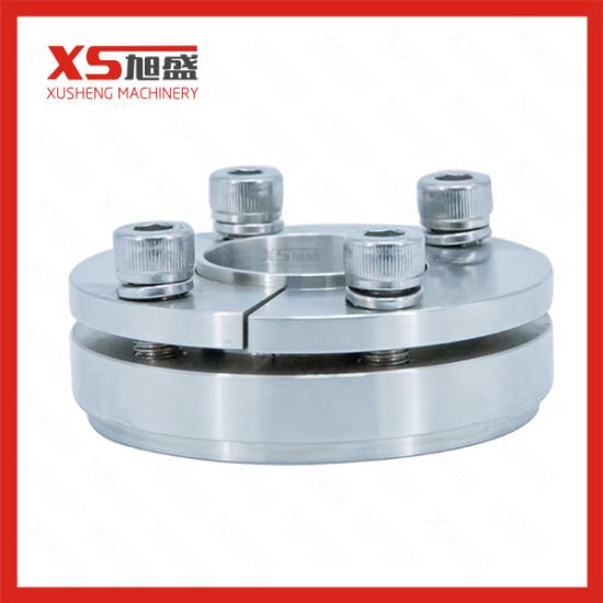 Flange Asséptico Sanitário de Aço Inoxidável 304 316L