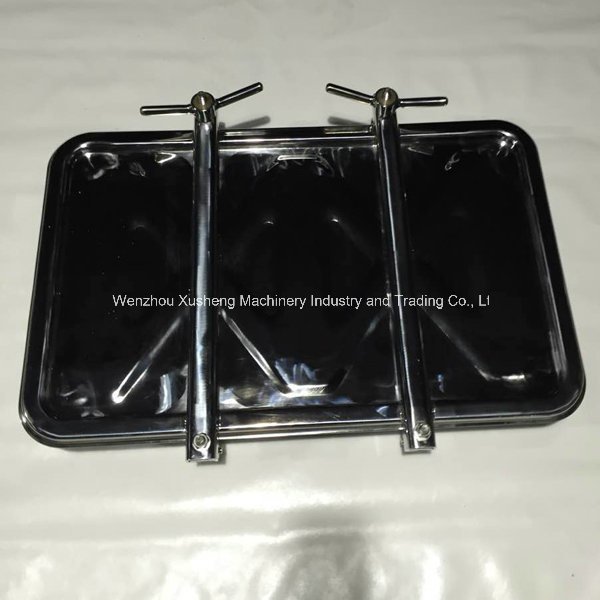 470mm * 760mm revestimento de bueiro retangular de a&ccedil;o inoxid&aacute;vel externo com press&atilde;o