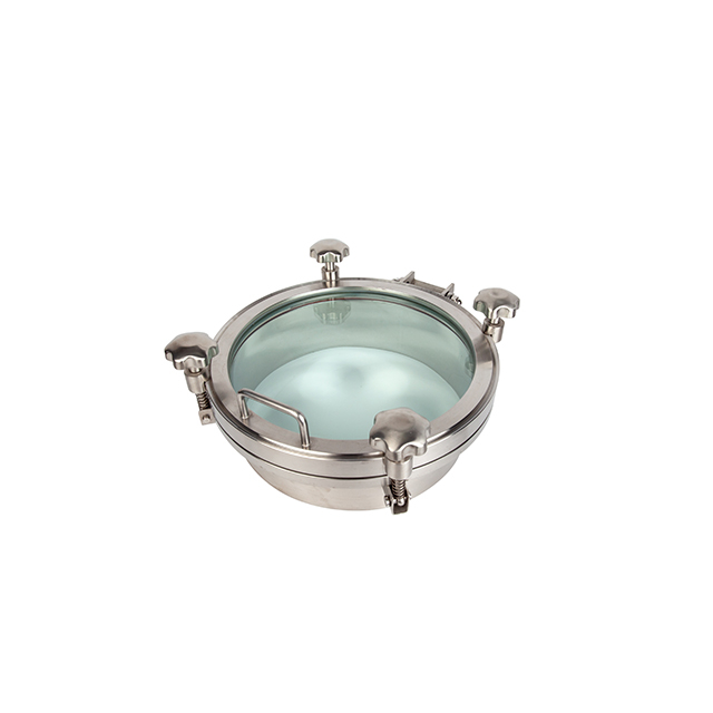 Visor de inspeção de tanque de aço inoxidável externo sanitário