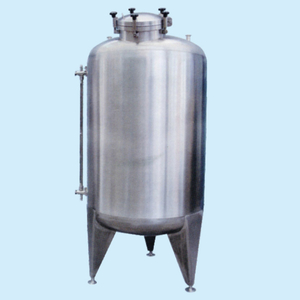 Tanque de armazenamento vertical de suco de leite de bebida de aço inoxidável sanitário