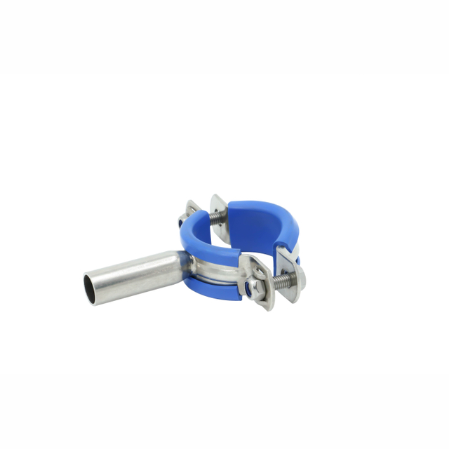 Suporte de tubo redondo higiênico de aço inoxidável de 3/4 polegadas