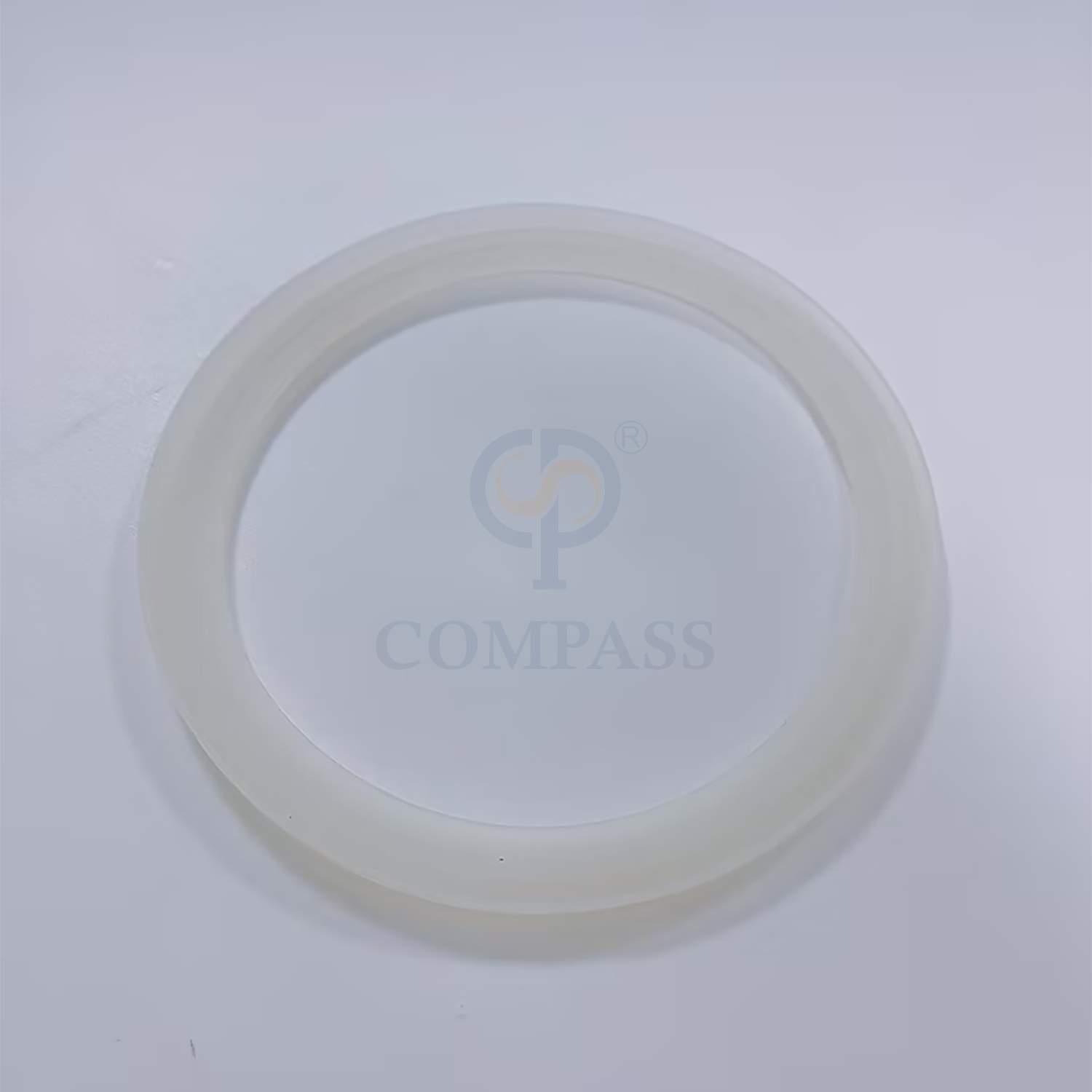 Venda Quente Universal 2 Polegada tc 64mm higiene sanitária grau alimentício sms asséptico tri braçadeira junta de silicone transparente com tampa de flange