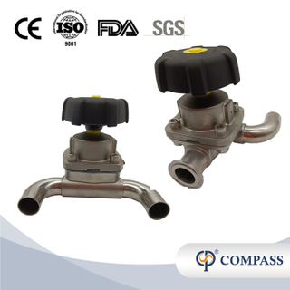 1/2 polegada de 12,7 mm de alta qualidade higiênica de aço inoxidável SS316L SMS CLAMP DIAPHRAGMA UTILO 
