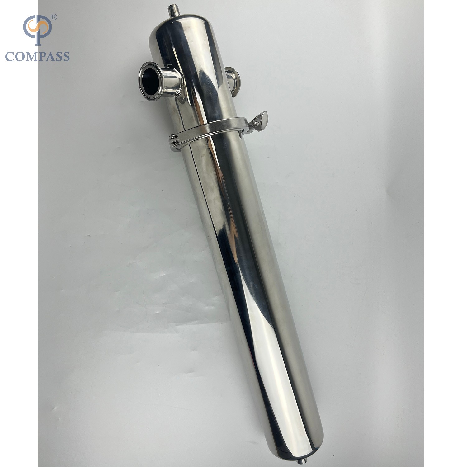 Filtro de vapor sanitário com caixa de aço inoxidável e elemento de filtro plissado 1.5 'SS316L