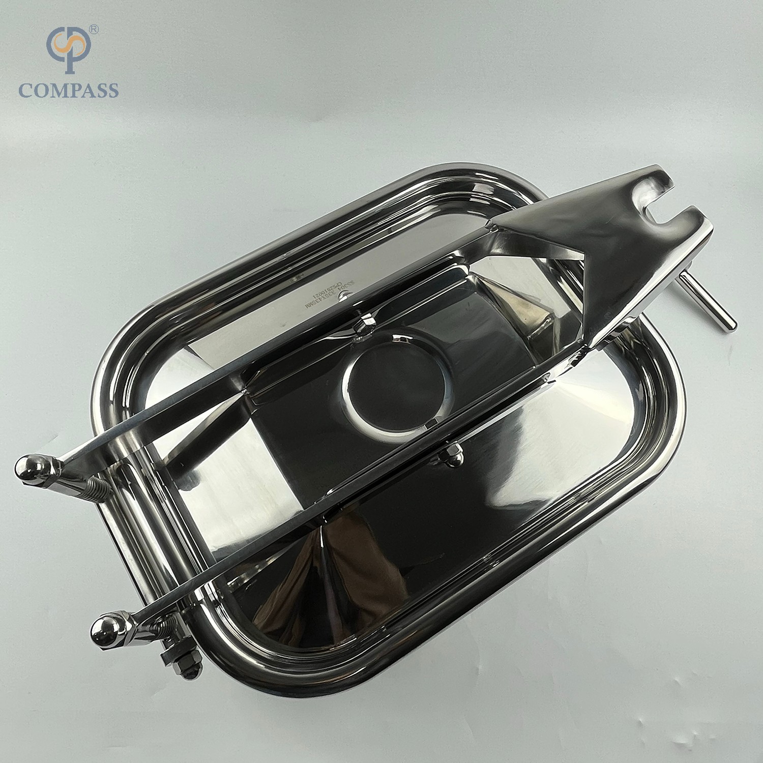 AÇO INOXIDÁVEL SS304 MANWAYS RETANGULARES EXTERIORES COM UM BRAÇO INTERSECTANTE