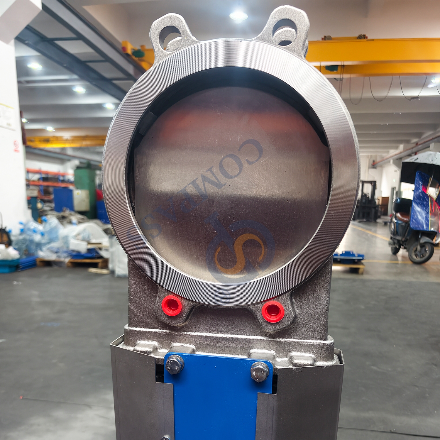 Válvula pneumática ativa dobro da faca do modelo SS304 DN200 da guilhotina PN10