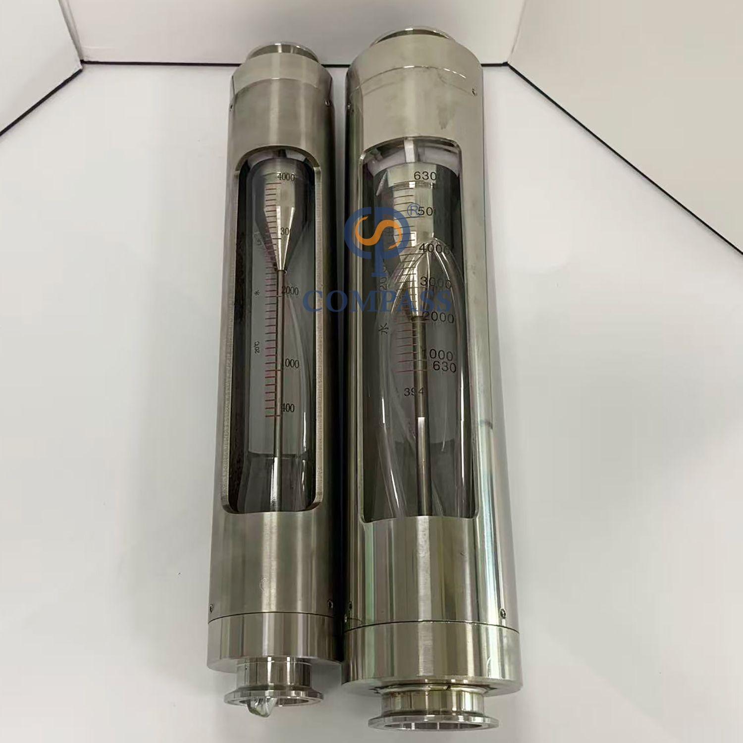LZB-K30 SS304 Virola TC64MM 6000 Lph medidor de vazão de rotor de vidro de 2 polegadas para água