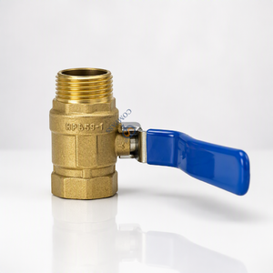 Venda quente 1-1/4 'rosca bspp material de bronze de alta qualidade potência manual rosca fêmea-macho válvula de esfera de bronze com junta de ptfe