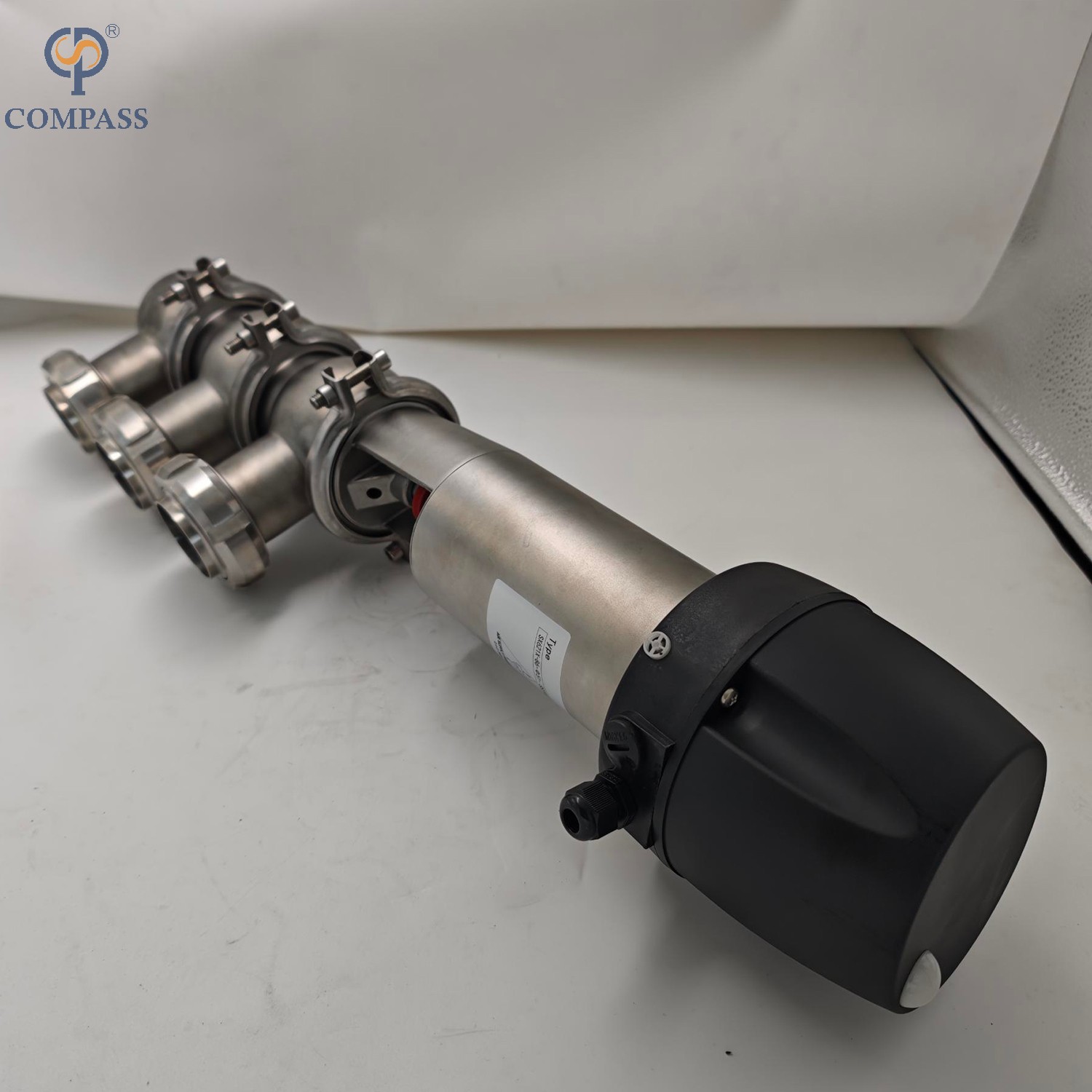 VÁLVULA DESVIADORA DE UNIÃO PNEUMÁTICA TIPO SS316L 111 (NC)