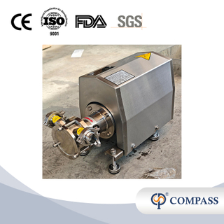 SS304 3KW 380V 3Fase 50HZ Classe Sanitária de Alta Qualidade 1750RPM Bombas de Impulsor Flexível de Fixação Tri com Selo Mecânico Único