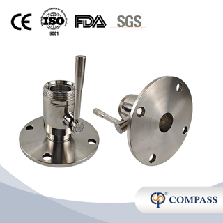 Preço do fabricante DN50 Aço inoxidável Válvula de esfera do tipo de flange pesado com alça manual
