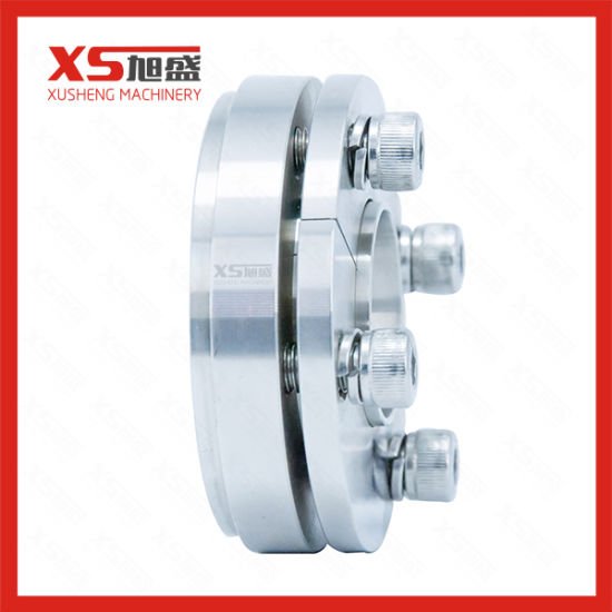 Flange Asséptico Sanitário de Aço Inoxidável 304 316L